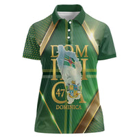 Dominica Independence Day Women Polo Shirt 47 Years Of Freedom - Wonder Print Shop