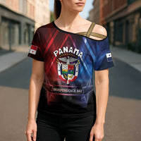 Panama Independence Day Cross Shoulder Shirt Special Style - Wonder Print Shop