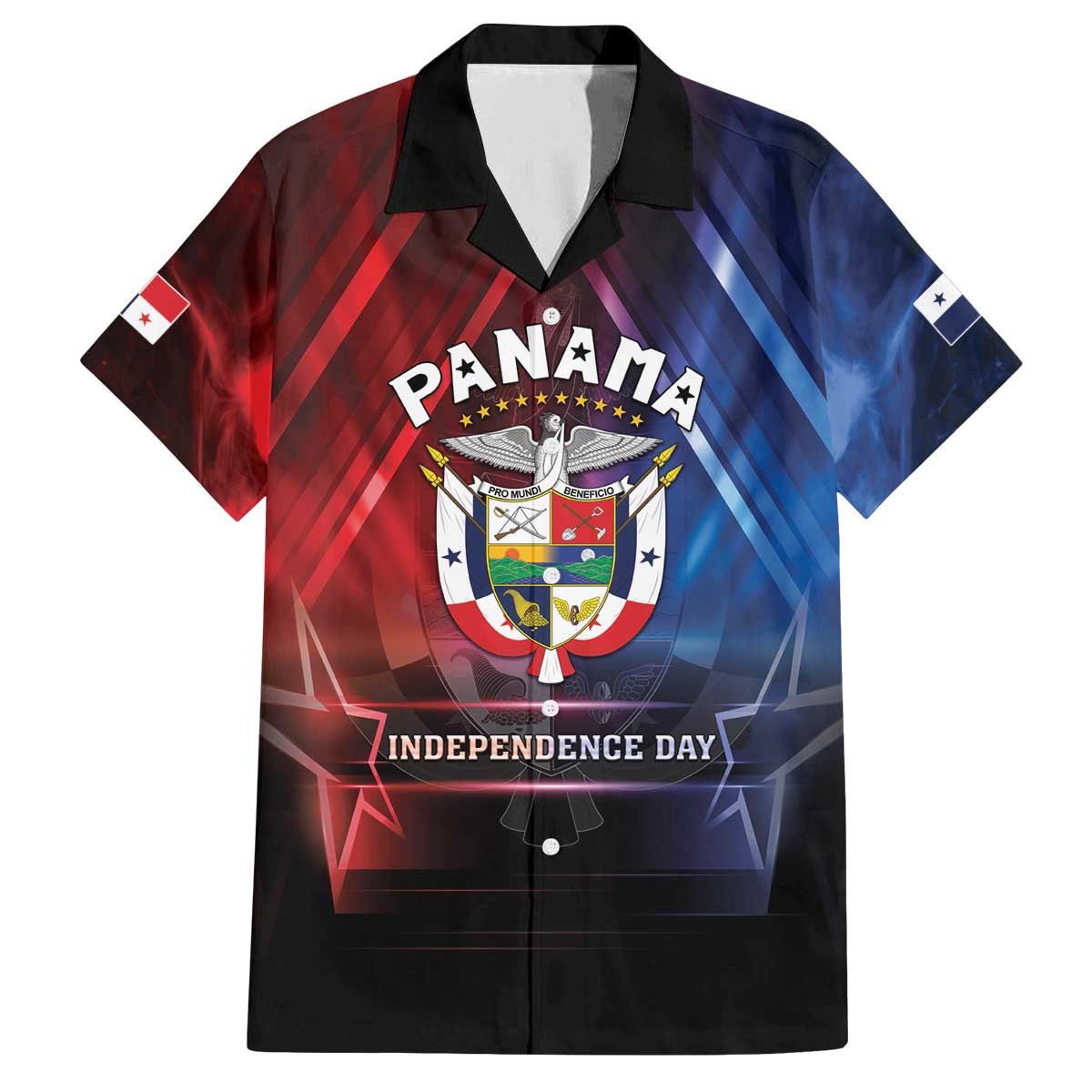Panama Independence Day Family Matching Off The Shoulder Long Sleeve Dress and Hawaiian Shirt Special Style - Wonder Print Shop