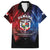 Panama Independence Day Family Matching Off Shoulder Short Dress and Hawaiian Shirt Special Style - Wonder Print Shop