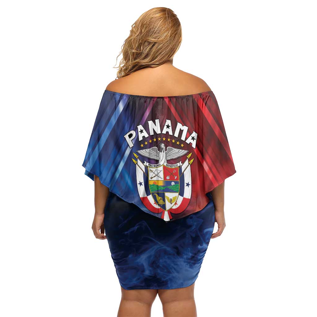 Panama Independence Day Family Matching Off Shoulder Short Dress and Hawaiian Shirt Special Style - Wonder Print Shop