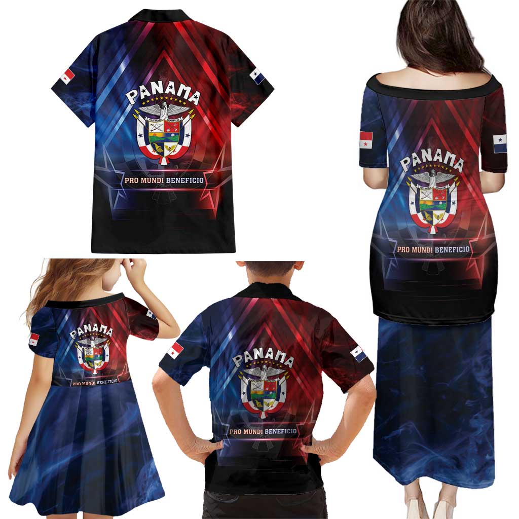 Panama Independence Day Family Matching Puletasi and Hawaiian Shirt Special Style - Wonder Print Shop