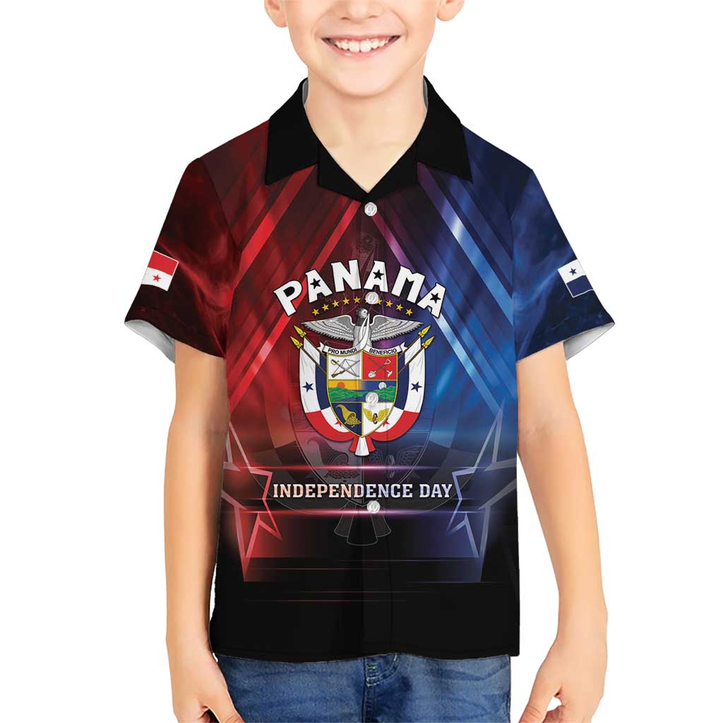 Panama Independence Day Family Matching Short Sleeve Bodycon Dress and Hawaiian Shirt Special Style - Wonder Print Shop