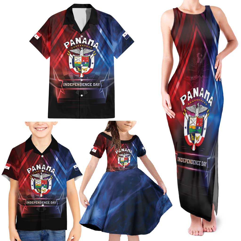 Panama Independence Day Family Matching Tank Maxi Dress and Hawaiian Shirt Special Style - Wonder Print Shop