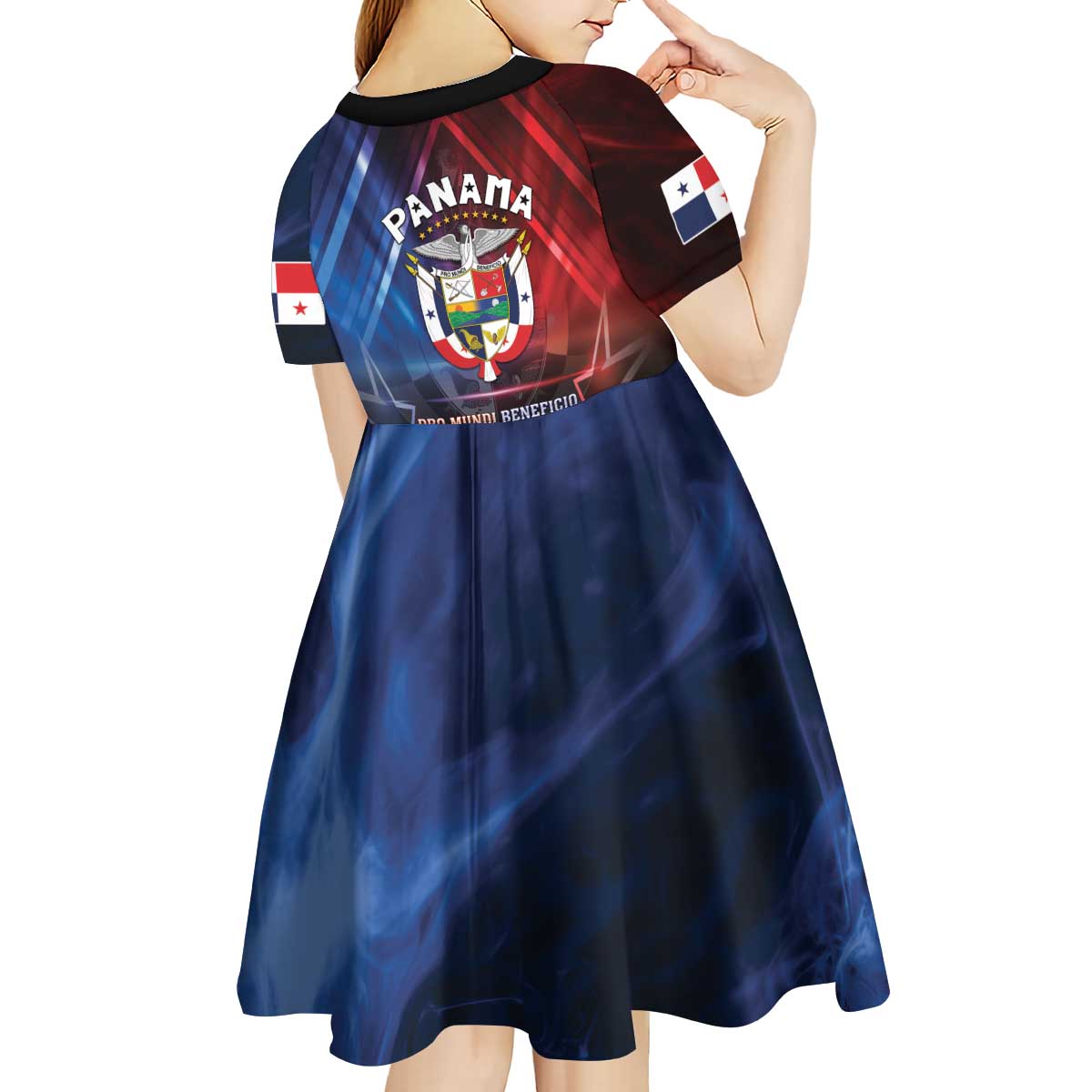 Panama Independence Day Kid Short Sleeve Dress Special Style - Wonder Print Shop
