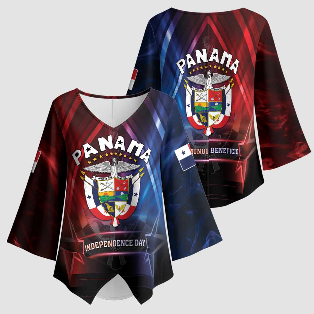 Panama Independence Day Kimono Sleeve Blouse Special Style - Wonder Print Shop