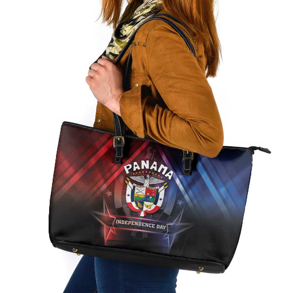 Panama Independence Day Leather Tote Bag Special Style - Wonder Print Shop