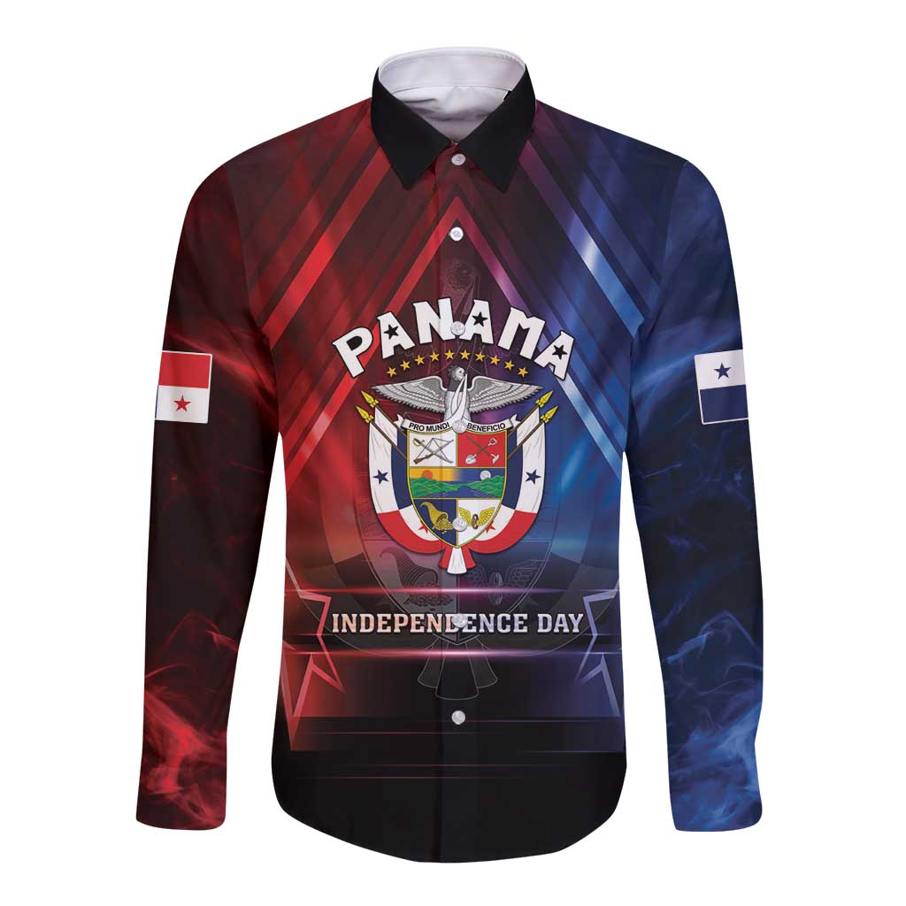 Panama Independence Day Long Sleeve Button Shirt Special Style - Wonder Print Shop