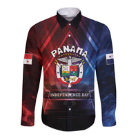 Panama Independence Day Long Sleeve Button Shirt Special Style - Wonder Print Shop