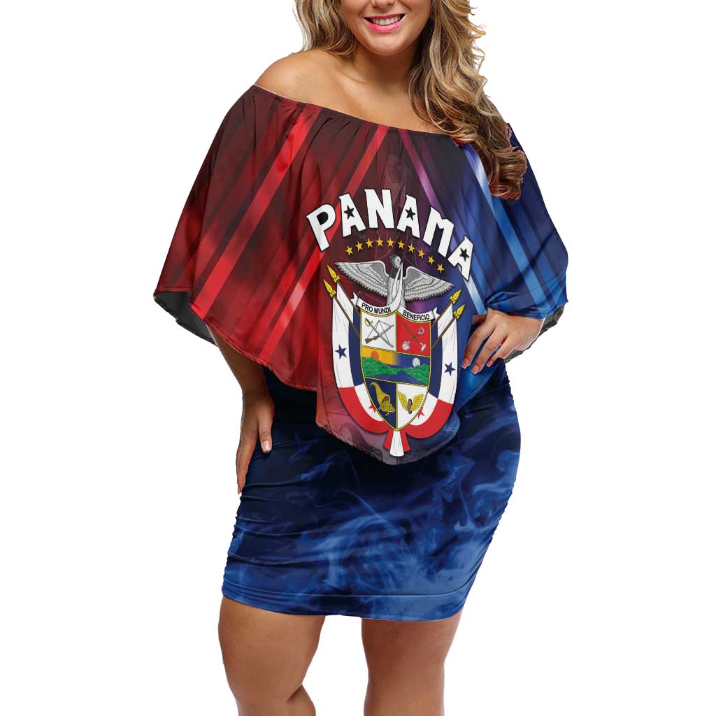 Panama Independence Day Off Shoulder Short Dress Special Style - Wonder Print Shop