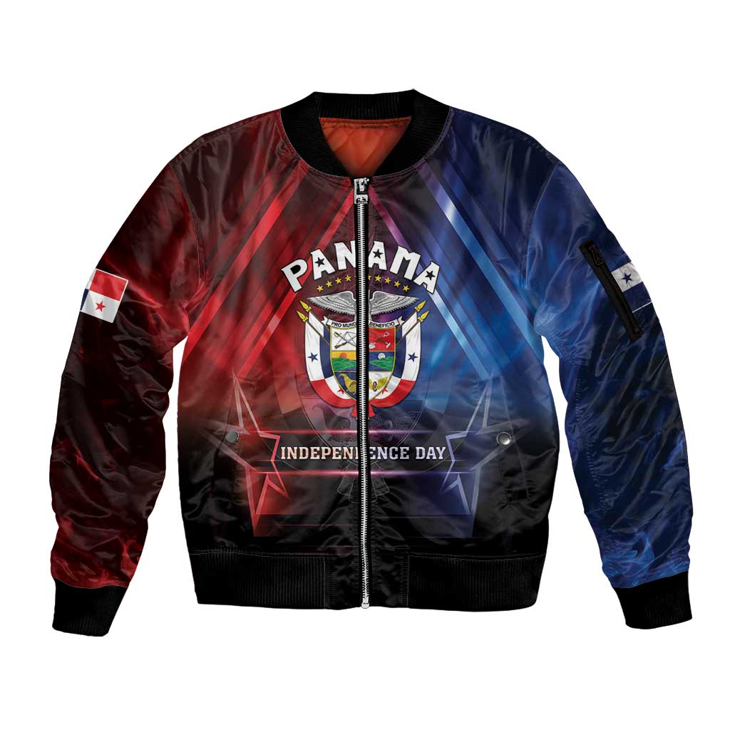 Panama Independence Day Sleeve Zip Bomber Jacket Special Style - Wonder Print Shop