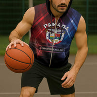 Panama Independence Day Sleeveless Zip Hoodie Special Style - Wonder Print Shop