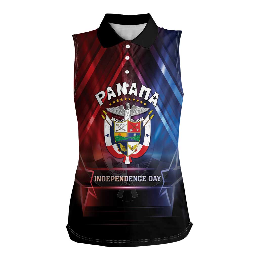 Panama Independence Day Women Sleeveless Polo Shirt Special Style - Wonder Print Shop
