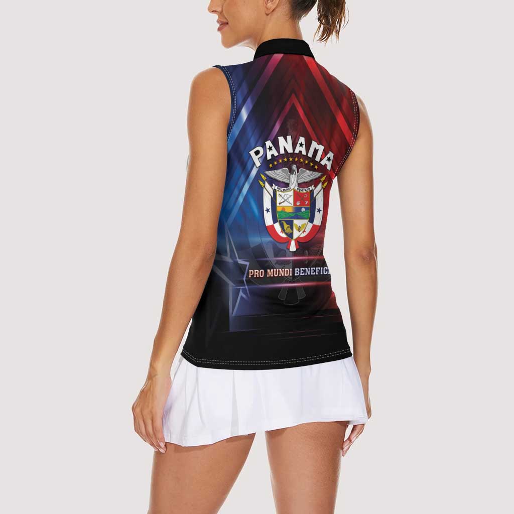 Panama Independence Day Women Sleeveless Polo Shirt Special Style - Wonder Print Shop