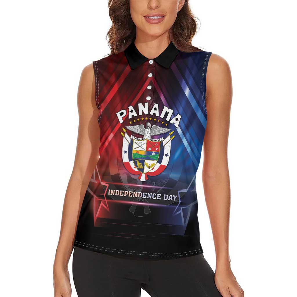 Panama Independence Day Women Sleeveless Polo Shirt Special Style - Wonder Print Shop
