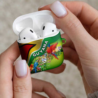 Guyana Republic Day AirPods Case Happy Mashramani Flag Style