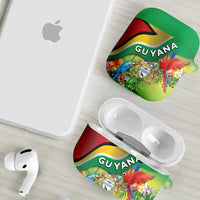 Guyana Republic Day AirPods Case Happy Mashramani Flag Style