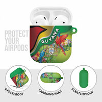 Guyana Republic Day AirPods Case Happy Mashramani Flag Style