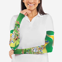 Guyana Republic Day Arm Sleeves Happy Mashramani Flag Style