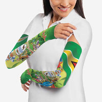 Guyana Republic Day Arm Sleeves Happy Mashramani Flag Style