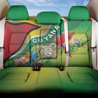 Guyana Republic Day Back Car Seat Cover Happy Mashramani Flag Style