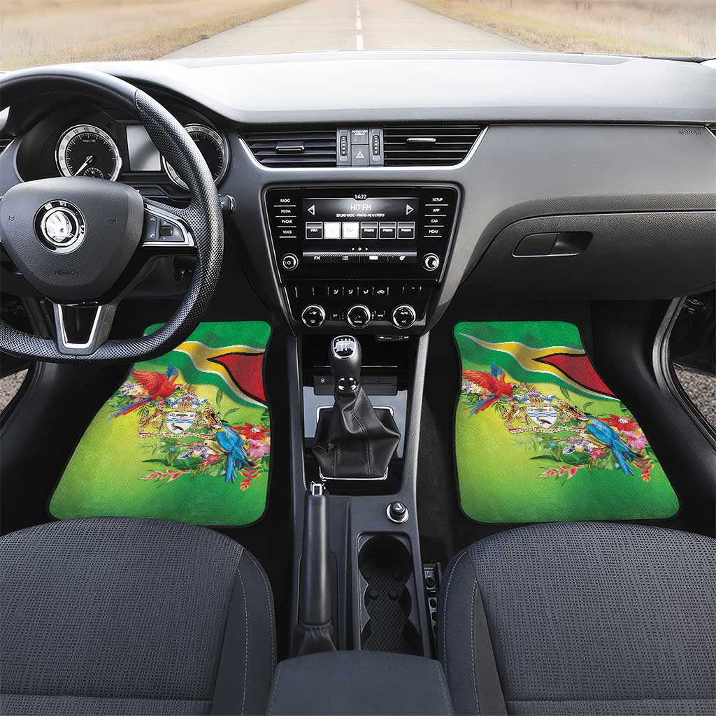 Guyana Republic Day Car Mats Happy Mashramani Flag Style