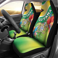 Guyana Republic Day Car Seat Cover Happy Mashramani Flag Style