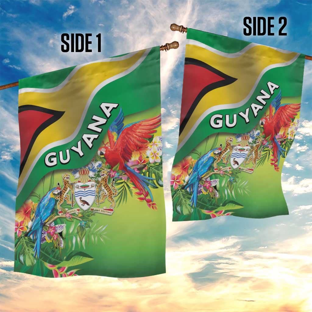 Guyana Republic Day Garden Flag Happy Mashramani Flag Style