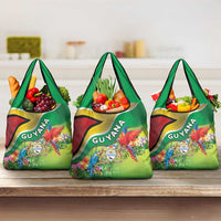 Guyana Republic Day Grocery Bag Happy Mashramani Flag Style
