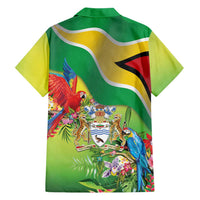 Guyana Republic Day Hawaiian Shirt Happy Mashramani Flag Style