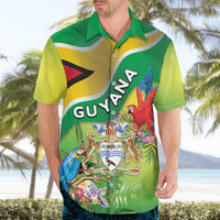 Guyana Republic Day Hawaiian Shirt Happy Mashramani Flag Style