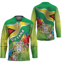 Guyana Republic Day Hockey Jersey Happy Mashramani Flag Style