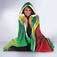 Guyana Republic Day Hooded Blanket Happy Mashramani Flag Style