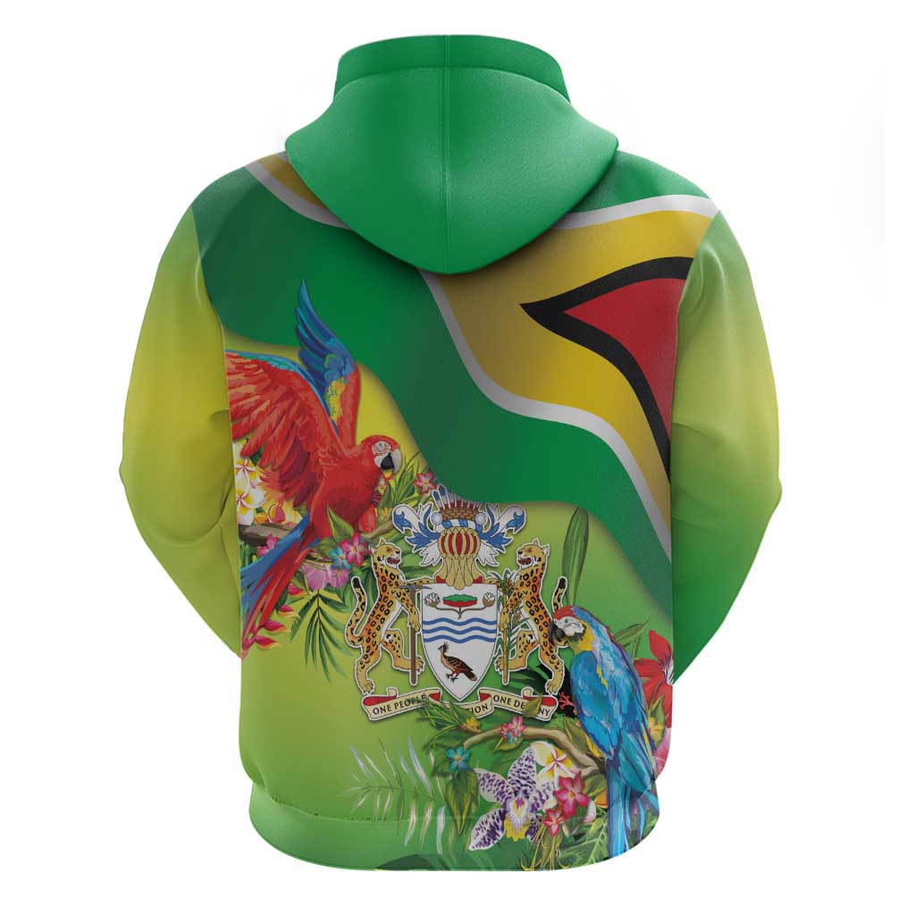 Guyana Republic Day Hoodie Happy Mashramani Flag Style