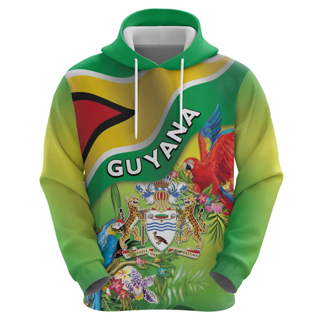 Guyana Republic Day Hoodie Happy Mashramani Flag Style