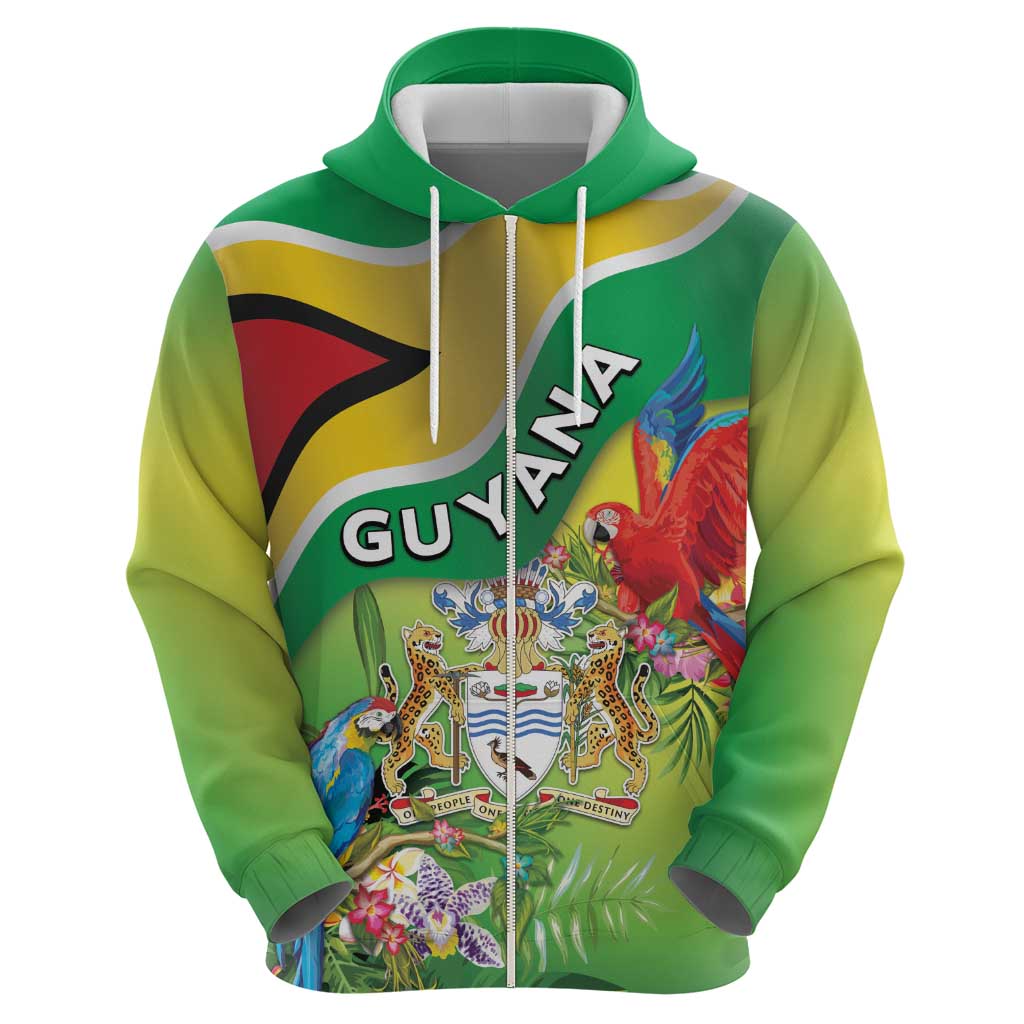 Guyana Republic Day Hoodie Happy Mashramani Flag Style