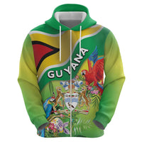 Guyana Republic Day Hoodie Happy Mashramani Flag Style