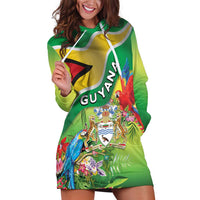 Guyana Republic Day Hoodie Dress Happy Mashramani Flag Style