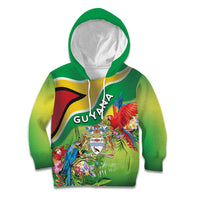 Guyana Republic Day Kid Hoodie Happy Mashramani Flag Style