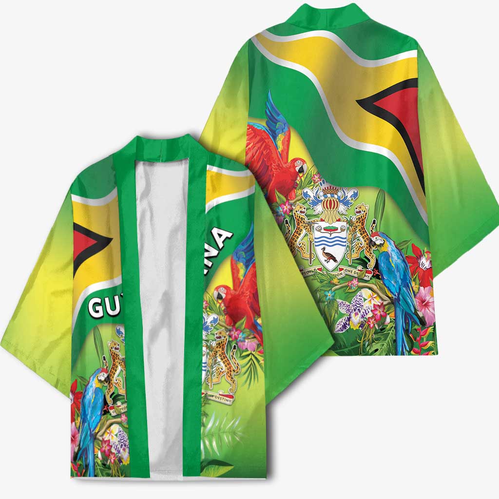 Guyana Republic Day Kimono Happy Mashramani Flag Style