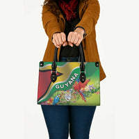 Guyana Republic Day Leather Bag Happy Mashramani Flag Style