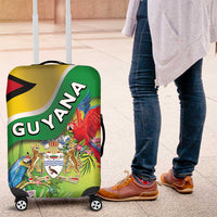 Guyana Republic Day Luggage Cover Happy Mashramani Flag Style