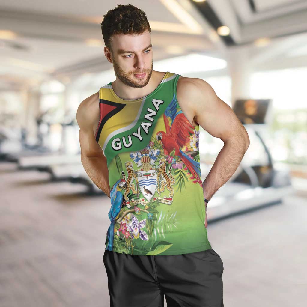Guyana Republic Day Men Tank Top Happy Mashramani Flag Style