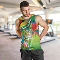 Guyana Republic Day Men Tank Top Happy Mashramani Flag Style