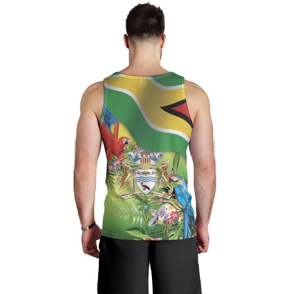 Guyana Republic Day Men Tank Top Happy Mashramani Flag Style