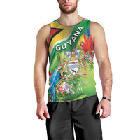 Guyana Republic Day Men Tank Top Happy Mashramani Flag Style