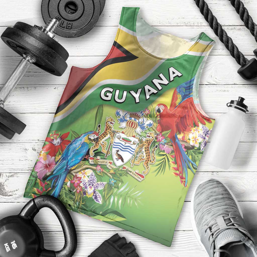 Guyana Republic Day Men Tank Top Happy Mashramani Flag Style