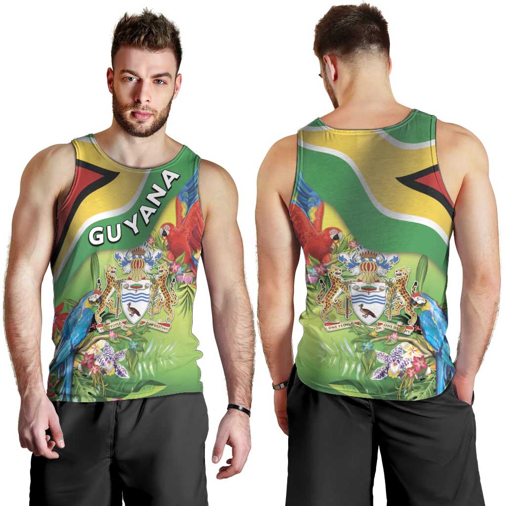 Guyana Republic Day Men Tank Top Happy Mashramani Flag Style
