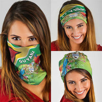 Guyana Republic Day Neck Gaiter Happy Mashramani Flag Style