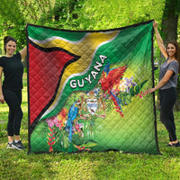Guyana Republic Day Quilt Happy Mashramani Flag Style